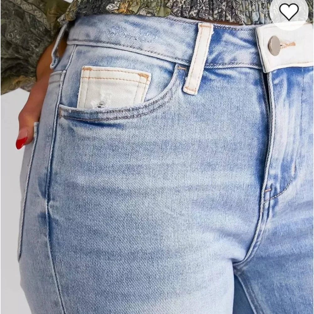 Flying Monkey Two-Tone Flare Jeans - Picture 5 of 15